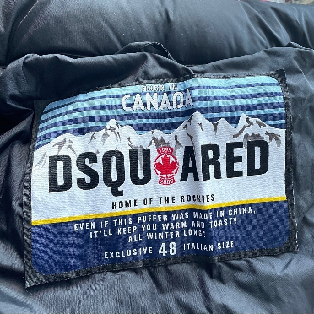 Dsquared Black Short Down Parka - S/M, hooded! 🇨🇦 - Picture 10 of 16